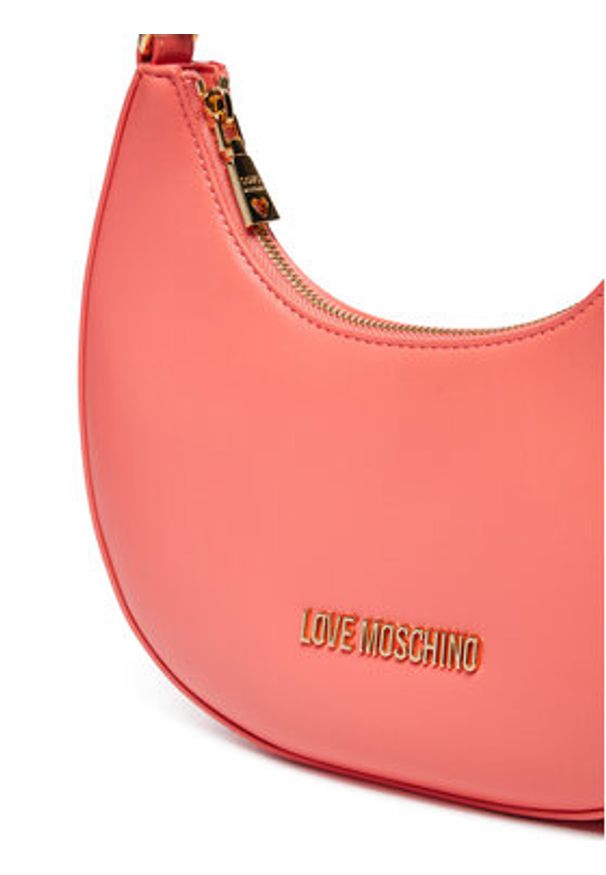 Love Moschino - LOVE MOSCHINO Torebka JC4048PP1MLF0464 Koralowy. Kolor: pomarańczowy. Materiał: skórzane