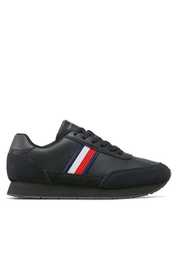 TOMMY HILFIGER - Sneakersy Tommy Hilfiger. Kolor: czarny