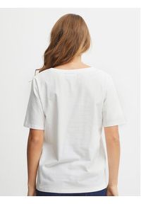 Fransa T-Shirt 20611861 Biały Regular Fit. Kolor: biały. Materiał: bawełna #3