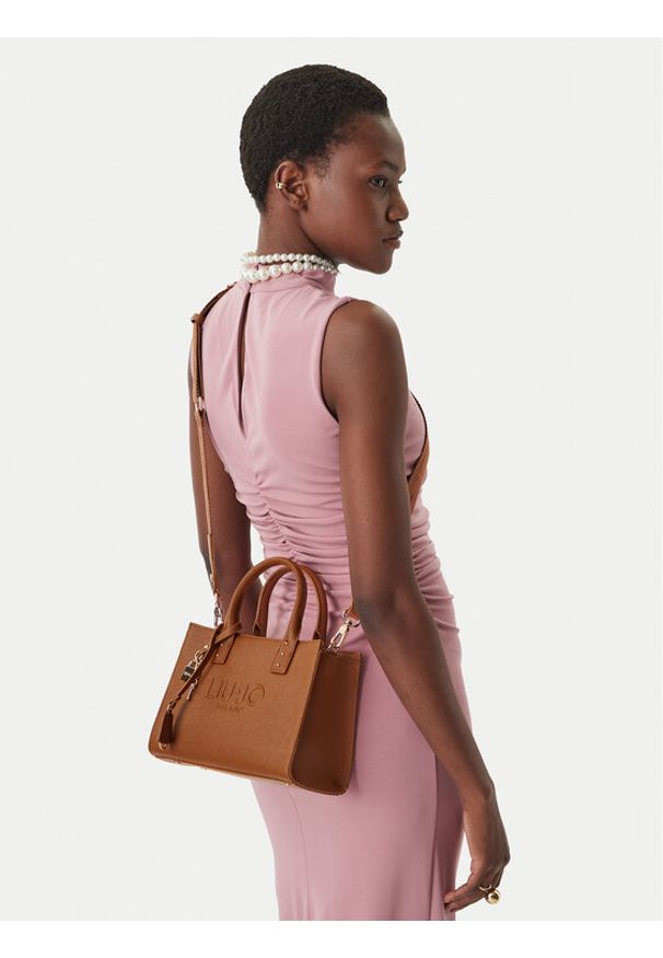 Liu Jo Torebka AA6150 ES029 Brązowy. Kolor: brązowy. Materiał: skórzane