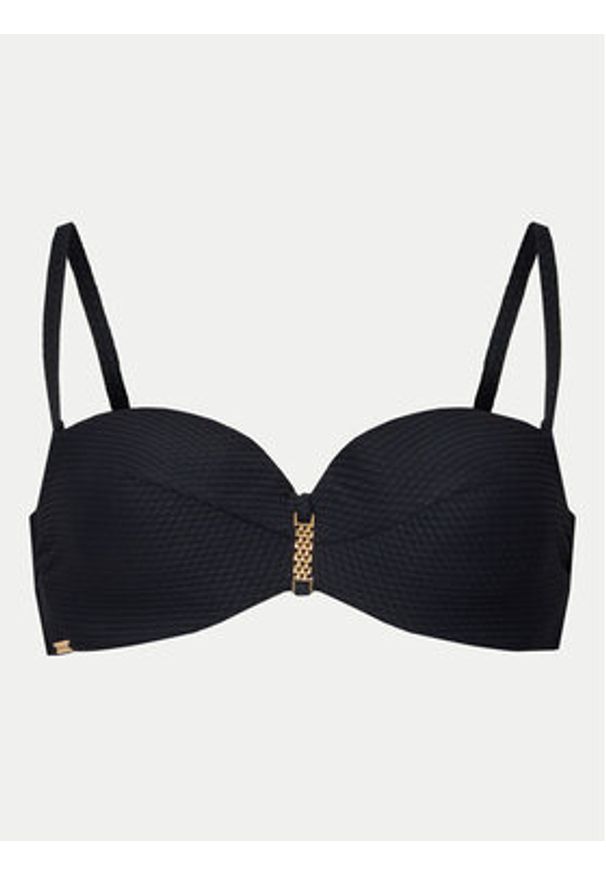 SELMARK - Selmark Góra od bikini BJ516 Czarny. Kolor: czarny. Materiał: syntetyk