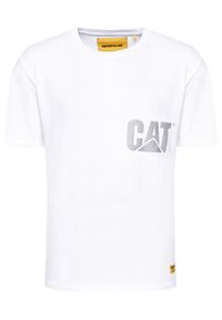 CATerpillar T-Shirt 2511548 Biały Regular Fit. Kolor: biały. Materiał: bawełna #5