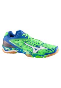 Mizuno - Buty do piłki ręcznej Wave Mirage. Kolor: niebieski, wielokolorowy, zielony. Model: Mizuno Wave