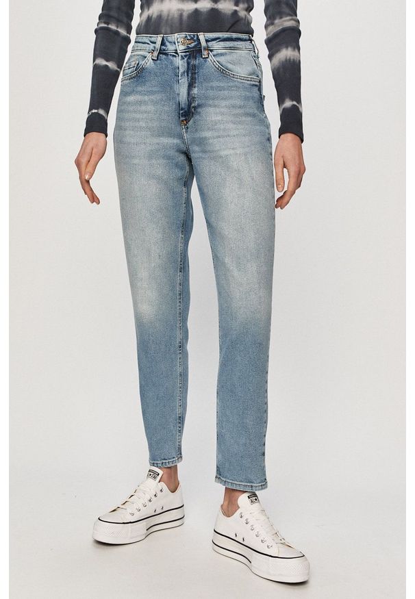 only - Only - Jeansy. Okazja: na co dzień. Kolor: niebieski. Styl: casual