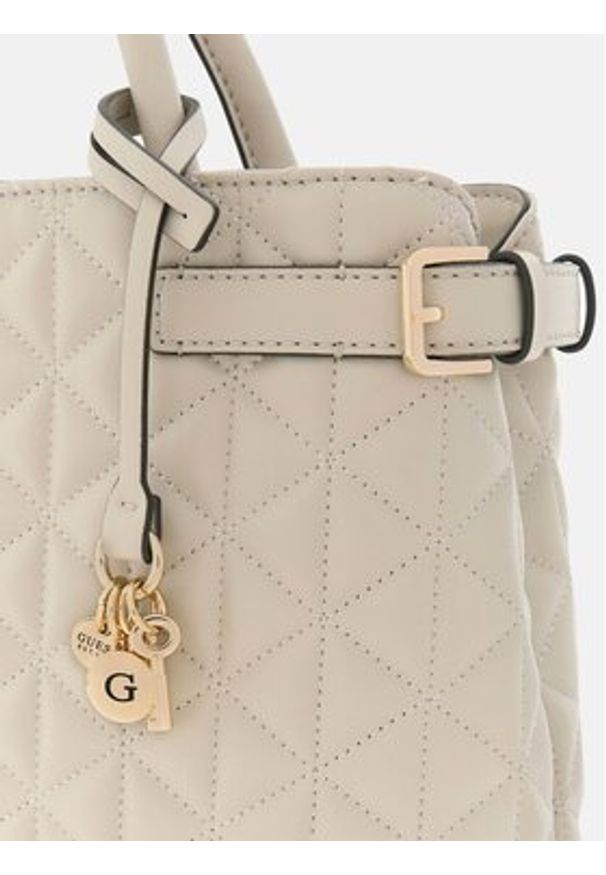Guess Torebka Paisleigh HWQG98 83060 Beżowy. Kolor: beżowy. Materiał: skórzane