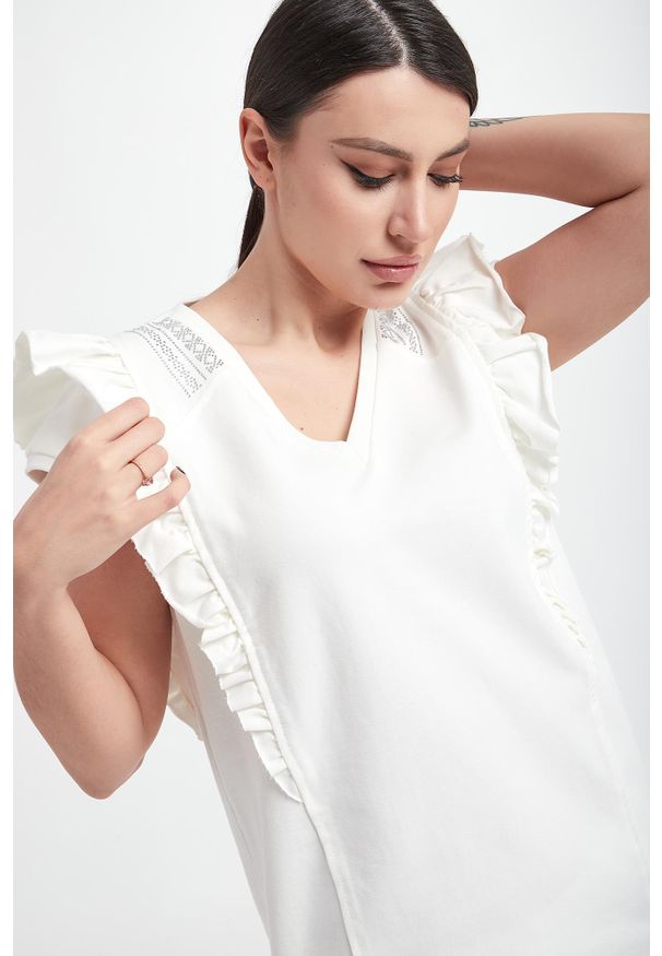 Liu Jo - Sukienka mini LIU JO. Materiał: bawełna. Wzór: aplikacja. Długość: mini