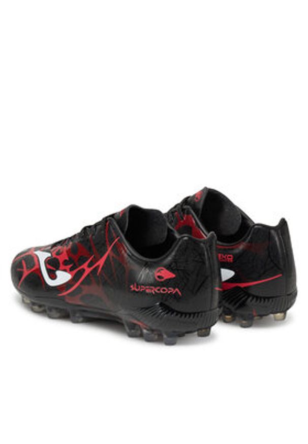 Joma Buty do piłki nożnej Super Copa 2531 SUPS2531AG Czarny. Kolor: czarny. Materiał: skóra