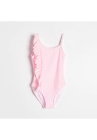 Reserved - Jednoczęściowy strój kąpielowy - Różowy. Kolor: różowy