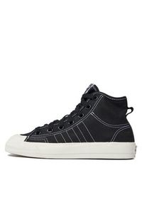 Adidas - adidas Trampki Nizza Hi Rf F34057 Czarny. Kolor: czarny. Materiał: materiał
