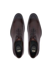 BOSS Półbuty Rill Oxfr Ltp 50534364 Brązowy. Kolor: brązowy. Materiał: skóra #6