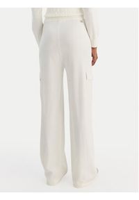 Liu Jo Spodnie materiałowe TF5041 MS75L Écru Regular Fit. Materiał: syntetyk #4