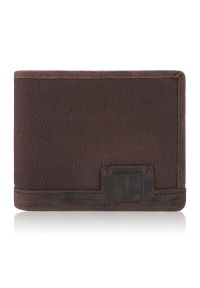 PAOLO PERUZZI - Portfel skórzany męskie RFID brązowy Paolo Peruzzi T-02. Kolor: brązowy. Materiał: bawełna #1