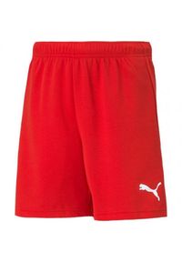 Puma - Spodenki TeamRISE Dla Dzieci. Kolor: czerwony. Styl: sportowy. Sport: turystyka piesza