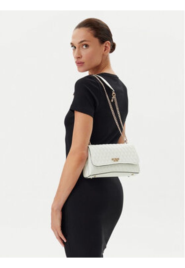 Guess Torebka HWGG96 26210 Biały. Kolor: biały. Materiał: skórzane