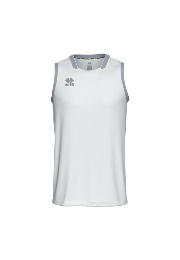 ERREA - Jersey Errea Magic. Kolor: szary, wielokolorowy, biały. Materiał: jersey. Długość rękawa: bez rękawów. Sport: koszykówka