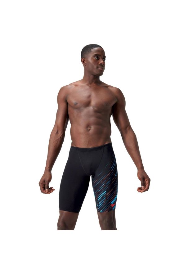 Kąpielówki męskie spodenki kąpielowe Speedo HyperBoom V-Cut. Kolor: wielokolorowy, niebieski, czarny
