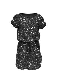 ZSPORT - Elegancka sukienka damska Loap Aslaris w czerni. Kolor: czarny. Materiał: bawełna. Typ sukienki: sportowe. Styl: elegancki