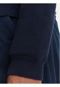 Tommy Jeans Sweter Essential DW0DW20159 Granatowy Regular Fit. Kolor: niebieski. Materiał: bawełna #5