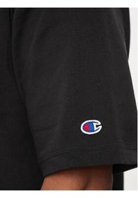Champion T-Shirt 220017 Czarny Standard Fit. Kolor: czarny. Materiał: bawełna #4