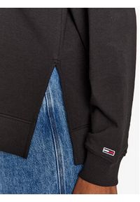 Tommy Jeans Bluza Grunge DW0DW16401 Czarny Relaxed Fit. Kolor: czarny. Materiał: bawełna