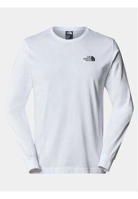 The North Face Longsleeve Easy NF0A87N8 Biały Regular Fit. Kolor: biały. Materiał: bawełna. Długość rękawa: długi rękaw