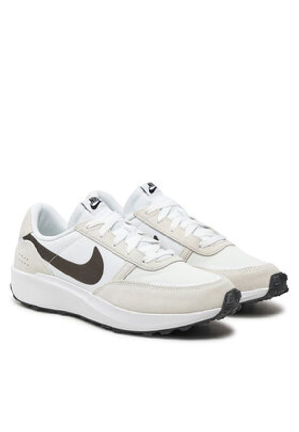 Nike Sneakersy Waffle Nav FJ4195 100 Écru. Materiał: mesh, materiał