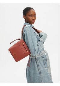 Pinko - PINKO Torebka SECCHIELLO MINI 104303 A29Q L84Q Brązowy. Kolor: brązowy. Materiał: skórzane