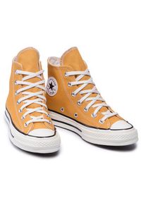 Converse Trampki Chuck 70 Hi 162054C Żółty. Kolor: żółty. Materiał: materiał #7