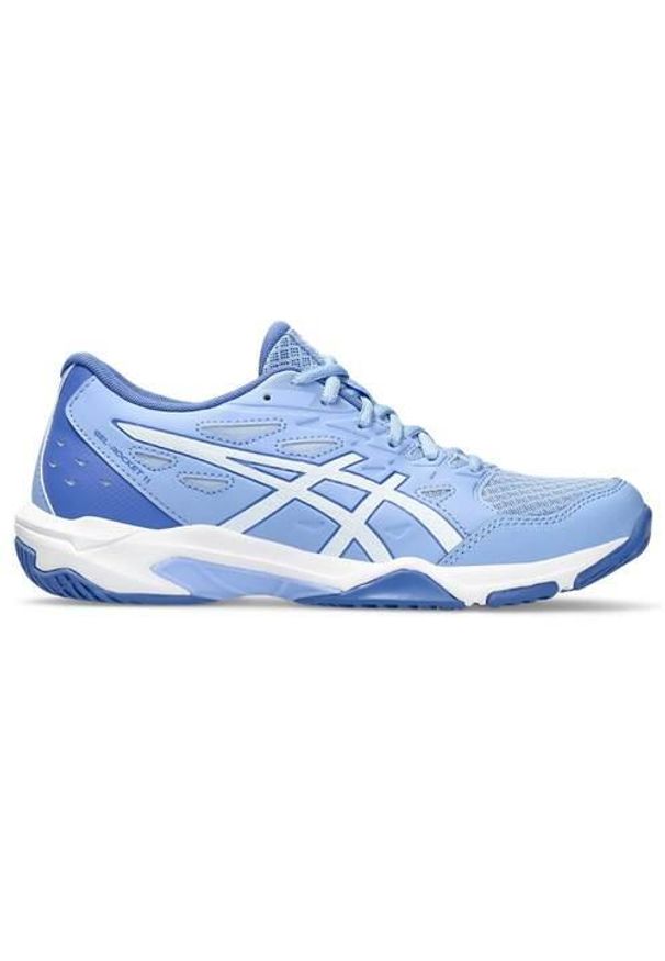 Buty siatkarskie damskie Asics 1072A093401. Zapięcie: sznurówki. Kolor: szary, wielokolorowy. Materiał: materiał, syntetyk. Szerokość cholewki: normalna