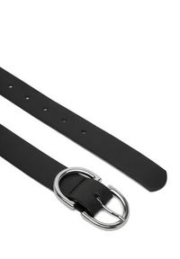 Vero Moda Pasek Damski 10312669 Czarny. Kolor: czarny. Materiał: skóra