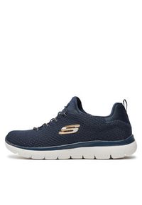 skechers - Skechers Sneakersy Bright Bezel 149204/NVGD Granatowy. Kolor: niebieski. Materiał: materiał #2