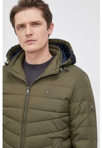 TOMMY HILFIGER - Tommy Hilfiger Kurtka męska kolor zielony przejściowa. Okazja: na co dzień. Kolor: zielony. Styl: casual #3