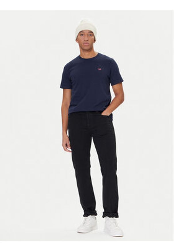 Levi's® T-Shirt The Original 56605-0017 Granatowy Regular Fit. Kolor: niebieski. Materiał: bawełna