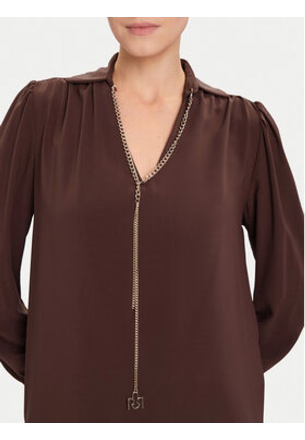 Rinascimento Bluzka CFC0125721003 Brązowy Regular Fit. Kolor: brązowy. Materiał: syntetyk