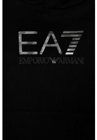EA7 Emporio Armani dres bawełniany dziecięcy kolor czarny. Okazja: na co dzień. Kolor: czarny. Materiał: bawełna, dresówka. Długość: długie. Styl: casual #3