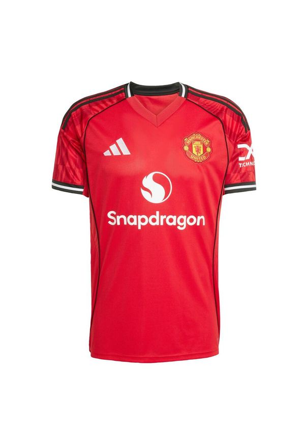 Adidas - Koszulka Manchester United 25/26 Home. Kolor: czerwony. Sport: piłka nożna