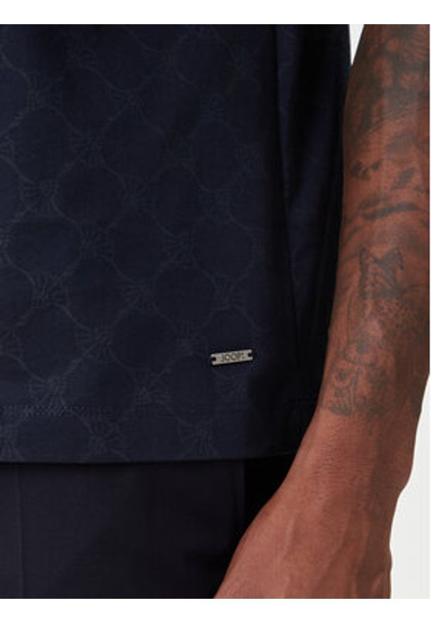 JOOP! Polo Jesse 10100063 30100496 Granatowy Regular Fit. Typ kołnierza: polo. Kolor: niebieski. Materiał: bawełna