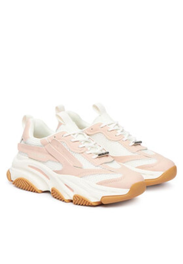 Steve Madden Sneakersy SM11004652 Różowy. Kolor: różowy. Materiał: skóra