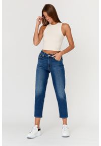 7 FOR ALL MANKIND Granatowe jeansy damskie MALIA LUXE VINTAGE BLUEPRINT, Rozmiar 30. Kolor: niebieski. Styl: vintage #7