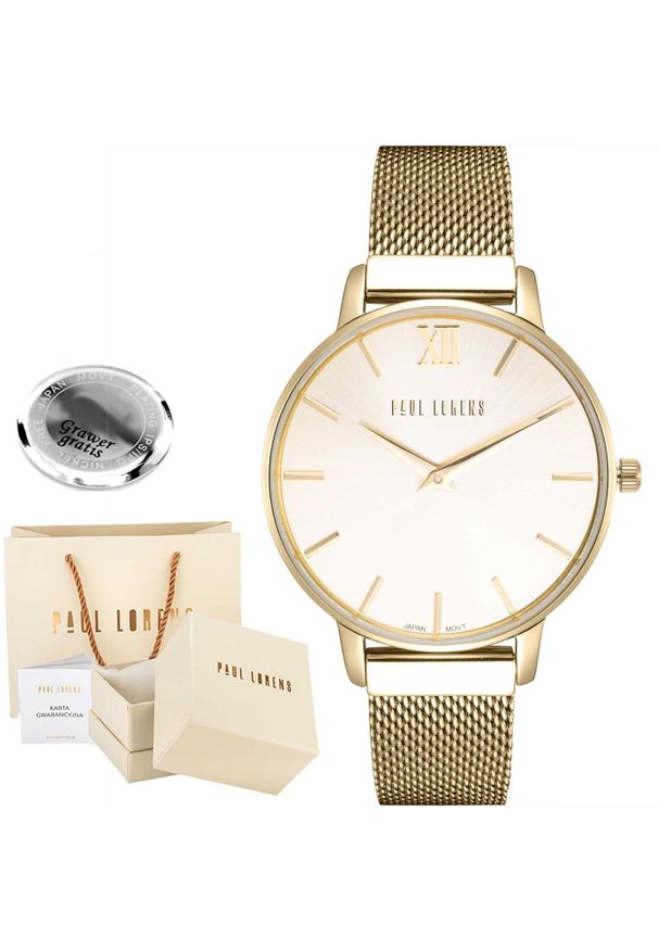 Zegarek damski Paul Lorens MAROCA-4D1 Z GRAWEREM