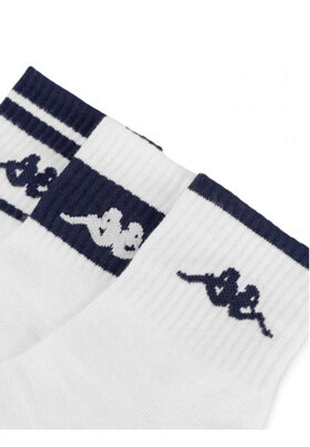 Kappa Skarpety KR_ANKLE_SS25 (3-PACK) Biały. Kolor: biały. Materiał: materiał, bawełna