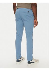 BOSS Chinosy Chino_Slim 50510933 Niebieski Slim Fit. Kolor: niebieski. Materiał: bawełna