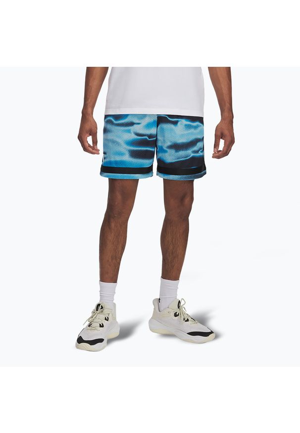 Spodenki koszykarskie męskie Under Armour Curry Statement II. Kolor: niebieski. Sport: koszykówka