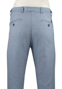 Lekkie i Wygodne Spodnie Chinos - Victorio - Jasnoniebieskie. Kolor: niebieski. Materiał: wiskoza, poliester, bawełna