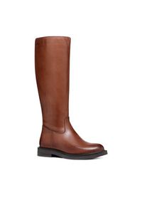 Geox Oficerki D Serilda D46WYA 00043 C6002 Brązowy. Kolor: brązowy. Materiał: skóra #4