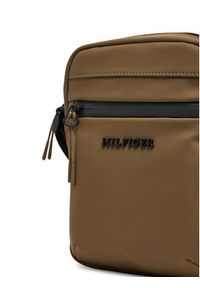 TOMMY HILFIGER - Tommy Hilfiger Saszetka Th Tpu Mini Reporter AM0AM13498 Brązowy. Kolor: brązowy. Materiał: skóra #5