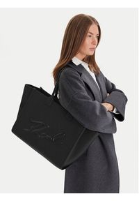 Karl Lagerfeld - KARL LAGERFELD Torebka A4W30257 Czarny. Kolor: czarny. Materiał: skórzane