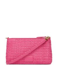 Pinko - PINKO Torebka Flat Horizontal Mini PE 25 PCPL 104277 A2CF Różowy. Kolor: różowy. Materiał: skórzane #5