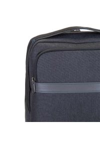 Wittchen - Męski plecak na laptopa 13/14” z panelem z ekoskóry. Kolor: szary. Materiał: poliester. Wzór: aplikacja. Styl: klasyczny, casual, elegancki #4