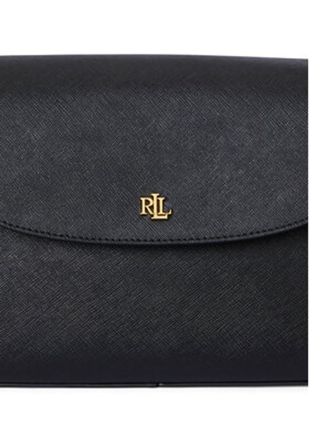 Lauren Ralph Lauren - LAUREN RALPH LAUREN Torebka 431969364001 Czarny. Kolor: czarny. Materiał: skórzane